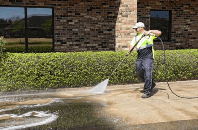 commercial concrete cleaning in cleveland